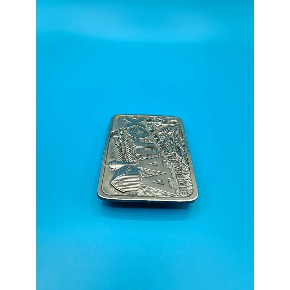 AAtrex Silver Anniversary Belt Buckle 25 Years in Corn Farming Belt Buckle